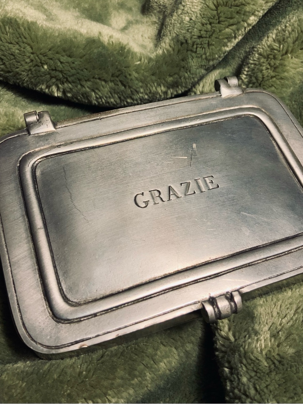 MATCH Pewter Grazie Trinket Box Handmade Italy Peltro 95 Cosi Tabellini
